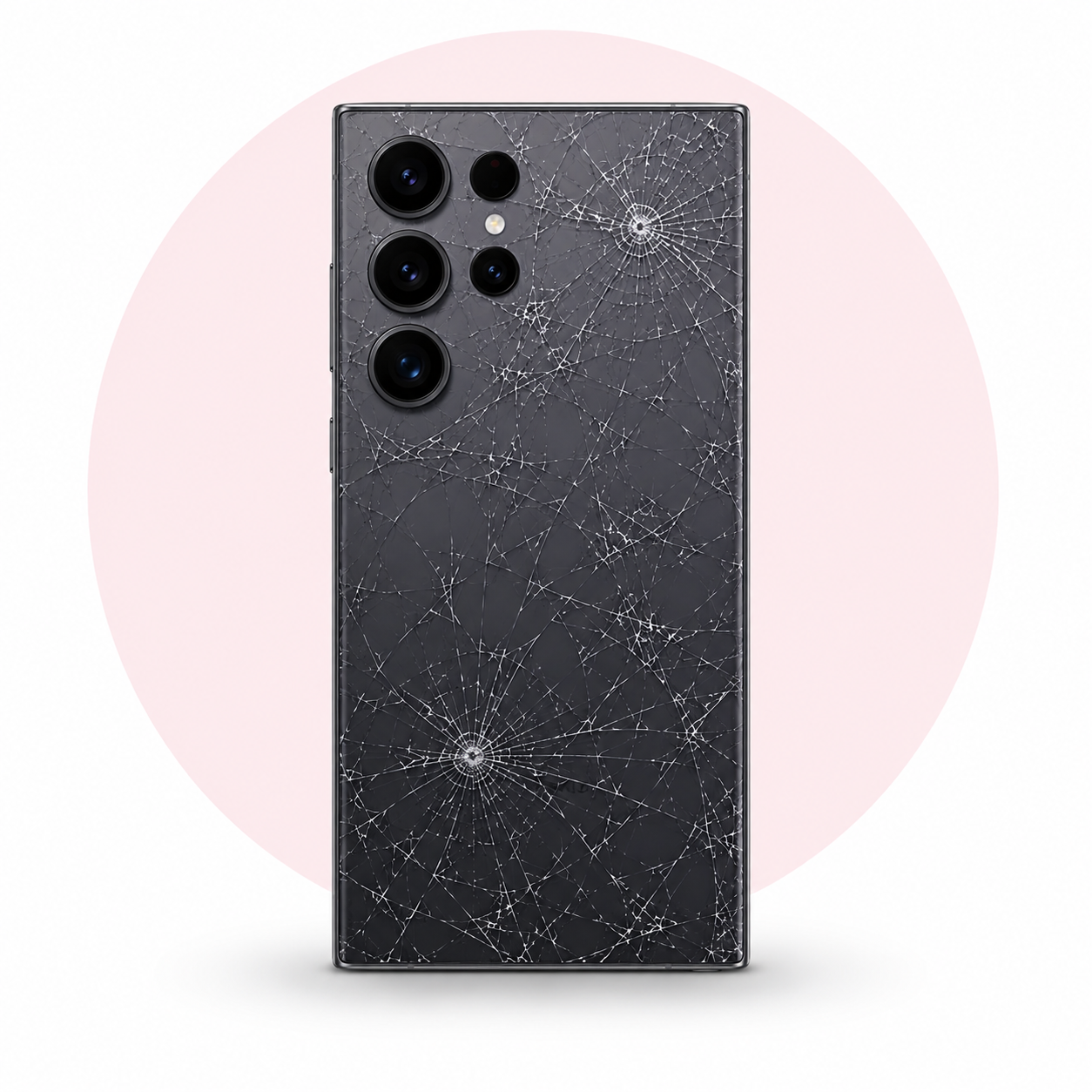 Galaxy A12 2021 Backcover Reparatur – zerstörte Rückseite