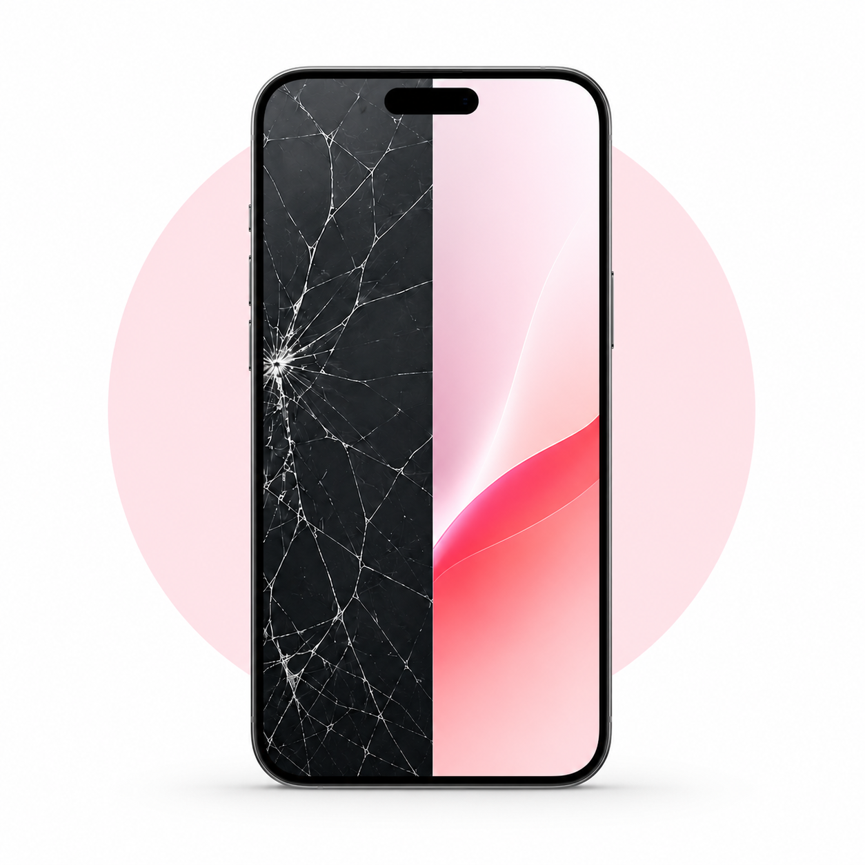 iPhone 11 Display Reparatur – vorher und nachher